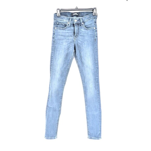 Express Denim Perfect Stretch Ankle Legging Jeans Mid Rise 26/29 Size 0Reg - Picture 1 of 9